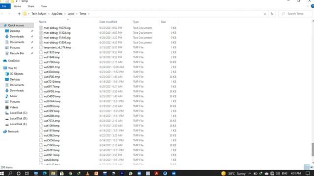 How to Delete Temporary Files in Windows 10 | Clear temporary files in windows | | Tech Sufyan | смотреть онлайн