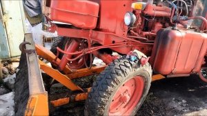 Экскаватор ЮМЗ - Пуск 2023, меняем колесо