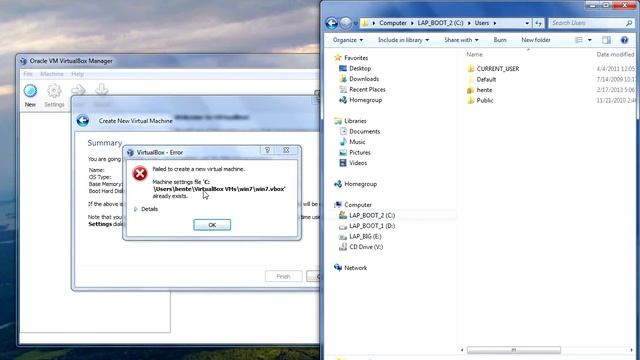 Fix "Failed to create a new virtual machine" VirtualBox error смотреть онлайн