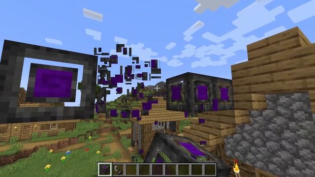 Minecraft - Immersive Portals Mod - Tutorial смотреть онлайн