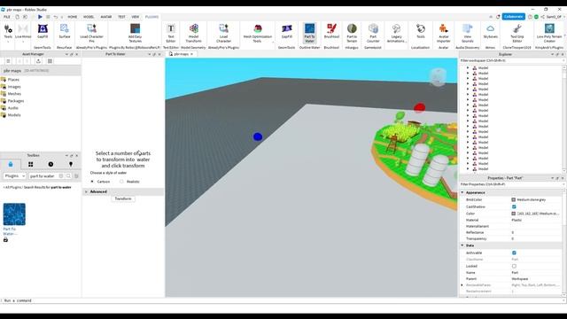 *EASY* Cartoon Water in ROBLOX STUDIO (2 CLICKS) смотреть онлайн