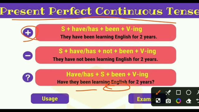 Present perfect continuous tense | Full Explain in one video | with example and exercise | H.W | смотреть онлайн