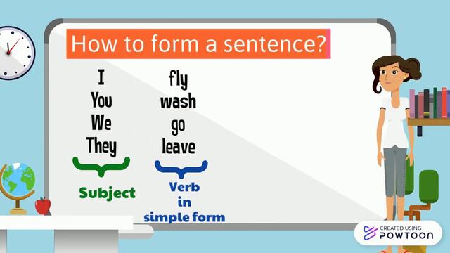 Present simple - Affirmative sentences смотреть онлайн