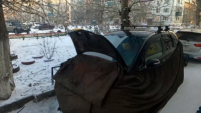 Отогреваем Honda Fit смотреть онлайн