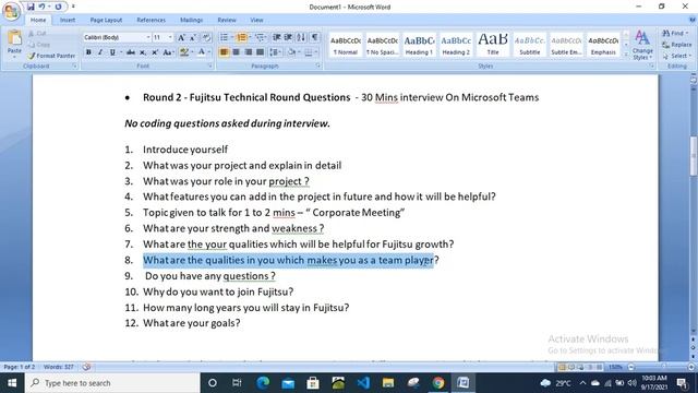 Fujitsu Technical Interview and HR Interview Questions | Fujitsu Interview Questions | Must Watch | смотреть онлайн