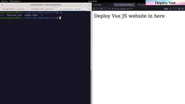 46- كورس VUE 3: Deployment - توظيف الموقع في السيرفر смотреть онлайн