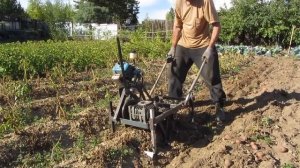 Грохотная картофелекопалка с лебёдочным приводом