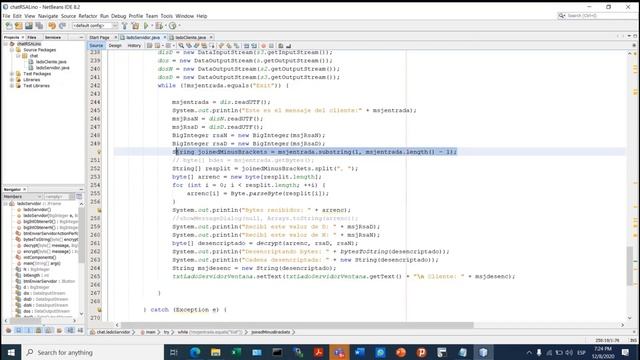 Explicación sobre programa en Java - Chat de mensajería instantánea con encriptación en RSA смотреть онлайн