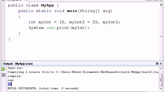 Java Tutorial - 04 - Variables смотреть онлайн