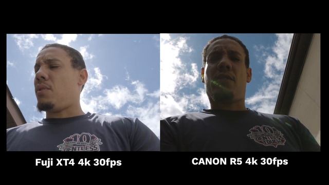 CANON EOS R5 vs FUJI XT4 Dynamic Range TEST смотреть онлайн