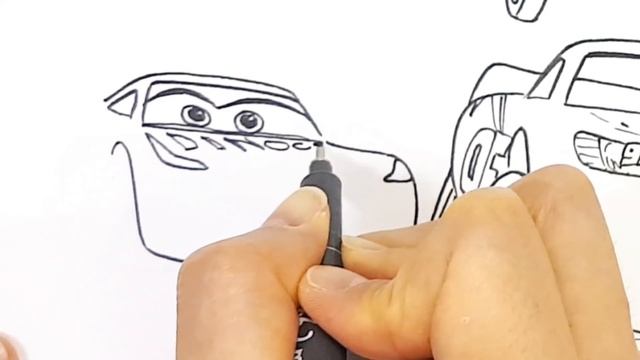 Draw CARS 3 LIGHTNING McQUEEN and DUSTY CROPHOPPER in PLANES Drawing and Coloring Pages | Tim Tim T смотреть онлайн