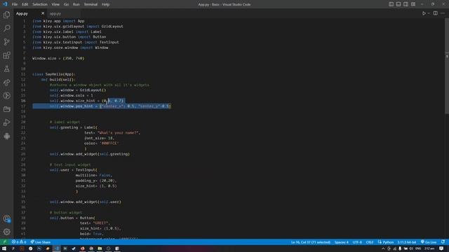 Kivy Python Tutorial (Prefinals) смотреть онлайн