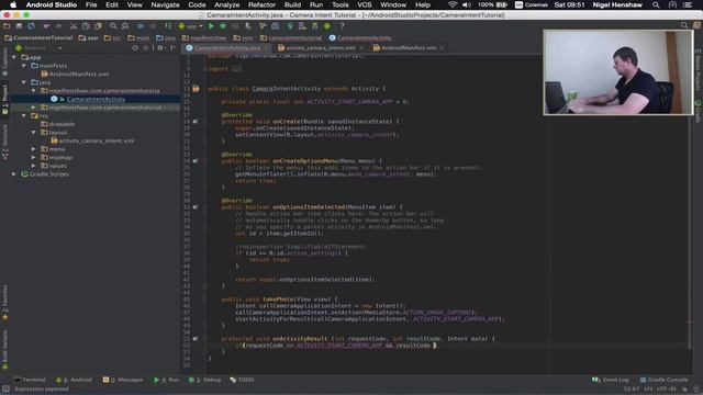 How to create an android camera app using intents - Part 3 смотреть онлайн