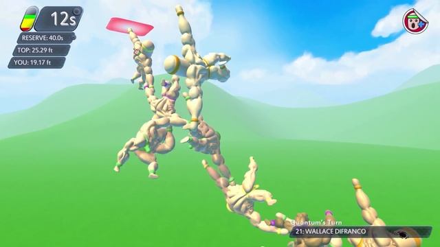 ПОСТРОИЛИ ОГРОМНУЮ БАШНЮ ИЗ МУЖИКОВ В MOUNT YOUR FRIENDS 3D!!! смотреть онлайн