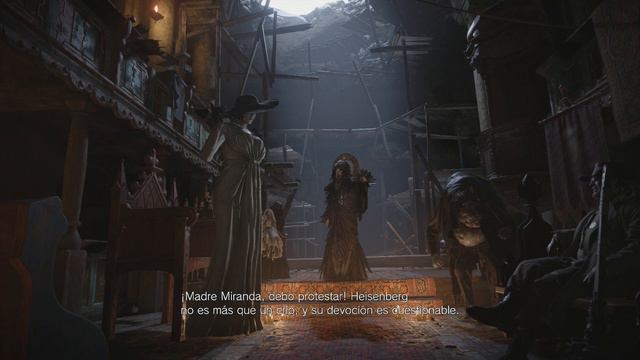 Resident Evil Village | Ethan conoce a los 4 Jerarcas y a Madre Miranda | Escena смотреть онлайн