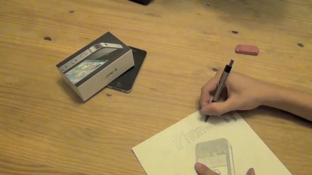 iPhone 4 Speed Drawing - Steve Jobs Tribute смотреть онлайн