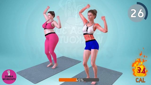 Zumba Workout for Toned and Sculpted Arms, Arms Fat lose exercises, lean and strong arms смотреть онлайн