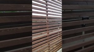 Необычная пергола из бруса на металлических коннекторах
