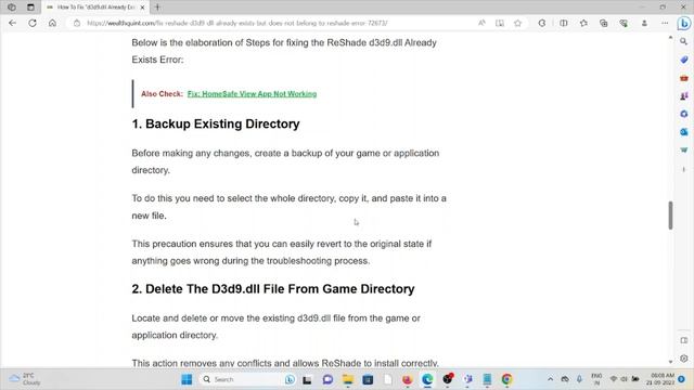 How To Fix “d3d9 dll Already Exists, But Does Not Belong To ReShade” Error On Reshade смотреть онлайн