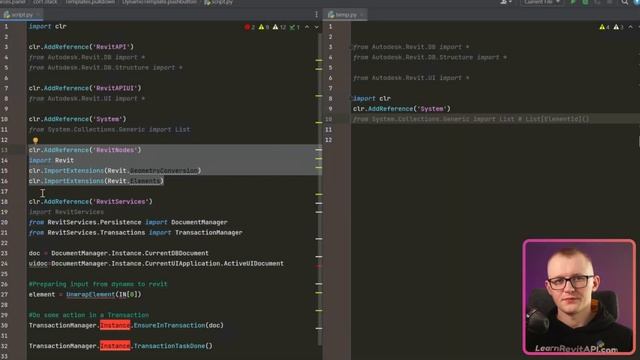 Dynamo vs pyRevit - Compare Revit API Syntax [LearnRevitAPI Course] смотреть онлайн