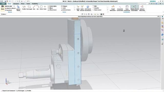 NX CAD Quick Tips: Associative Sketch in Assembly Context смотреть онлайн