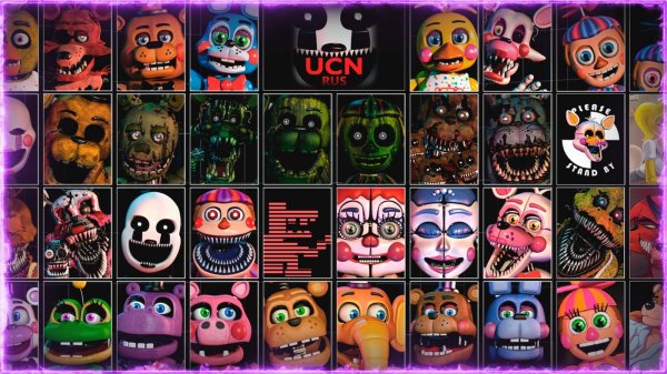 [FNAF Ultimate Custom Night] Русская локализация - финальный трейлер на русском (‪Game Work Studio)