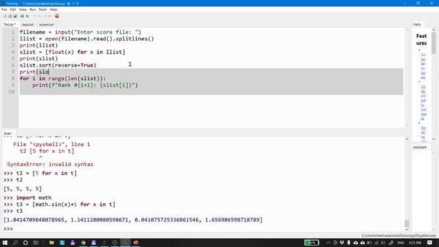 File Input and Text Processing (in Python) смотреть онлайн