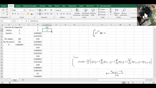 INTEGRACIÓN NUMÉRICA Simpson 3/8 - Ejemplo 02 смотреть онлайн