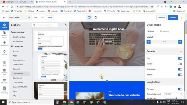 How To Make a Website with Bluehost Website Builder (No Coding/WordPress) смотреть онлайн