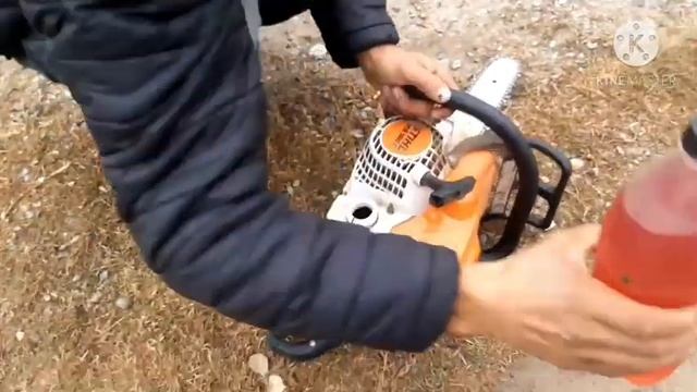 Как правильно развести бензин с маслом для бензопилы как правильно заводить смотреть онлайн