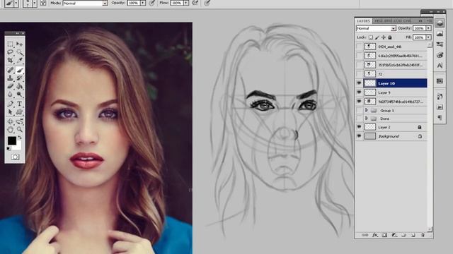 Portrait Drawing Using Andrew Loomis and Frank Reilly Methods смотреть онлайн