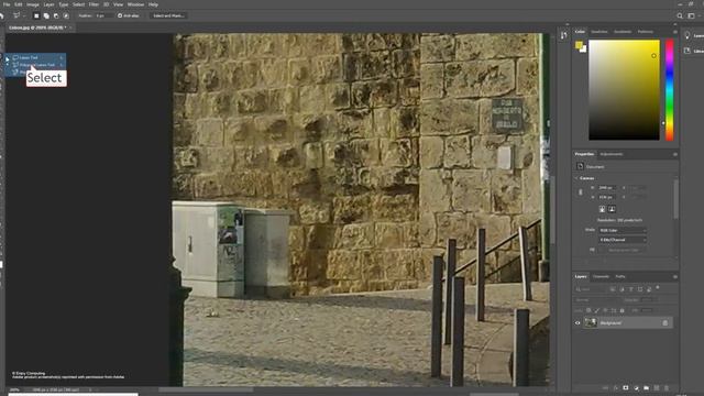 Adobe Photoshop CC - Polygonal Lasso Tool смотреть онлайн