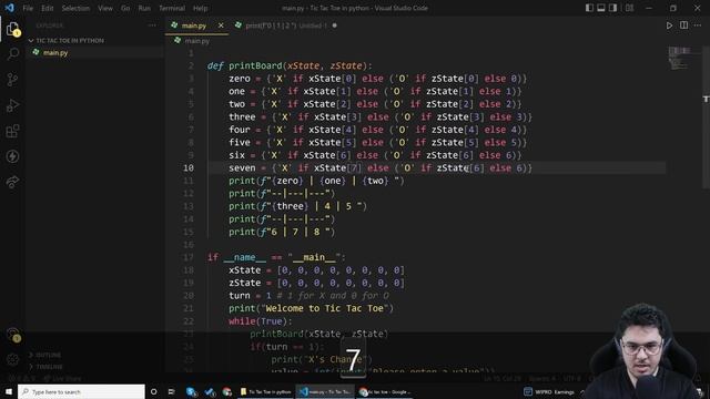 Python Project: Tic Tac Toe Game in Python ? смотреть онлайн