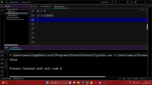 Operators in python | Arithmetic operator | comparison operator | Assignment & logical operator смотреть онлайн