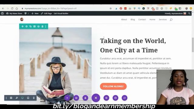 Create a Beautiful Website With Elegant Themes Divi Builder | Start a WordPress Blog Part 14 смотреть онлайн