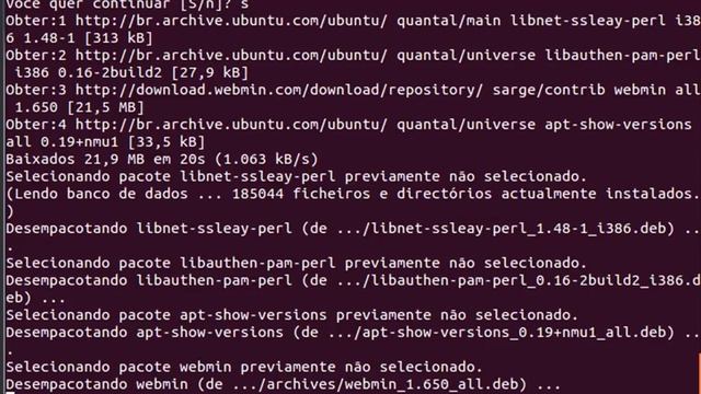 Instalação do Webmin - Interface Web para Gerenciamento do Sistema no Linux смотреть онлайн