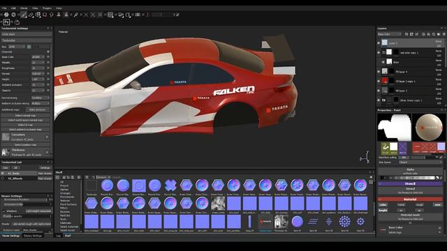 Creating a Race Car Texture with Substance Painter (Time-lapse) смотреть онлайн