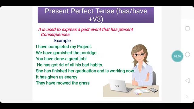 Grammar - Present Tense English grammar tenses смотреть онлайн