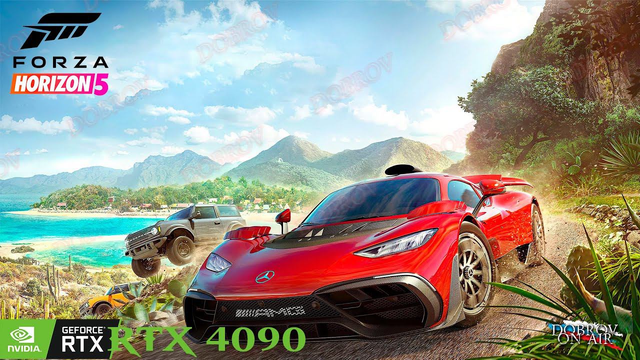 Катаем Forza Horizon 5: Hot Wheels  NVIDIA RTX4090