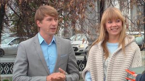 Алла Михеева и Алексей Ягудин о шоу «Ледниковый пе...» в эфире программы «Доброе утро» от 14.10.2016