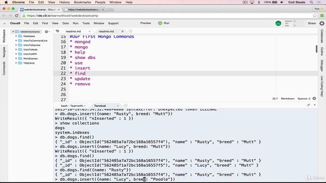 3. Mongo Shell Basics | Full Tutorial for Beginners | смотреть онлайн