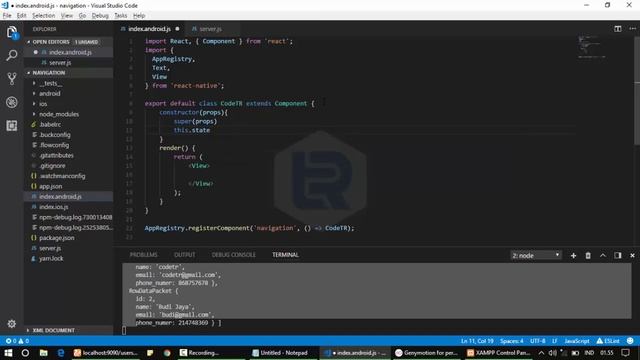 React Native - Make CRUD with NodeJs as Server (Part 2) смотреть онлайн