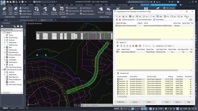 Creating Dynamic AutoCAD tables with ProjectExplorer for Autodesk Civil 3D - Part 1 смотреть онлайн