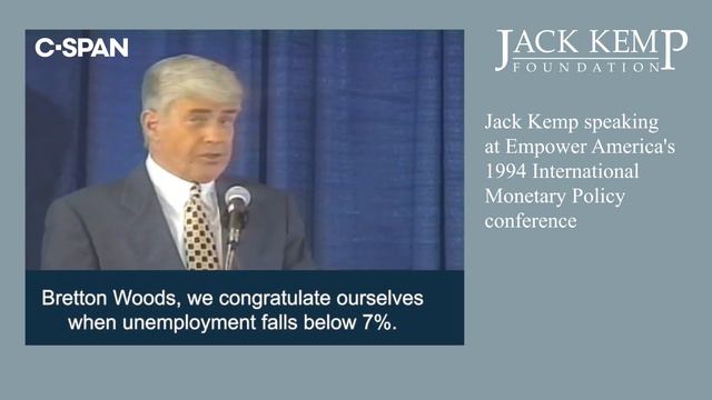 Jack Kemp speech at monetary conference смотреть онлайн