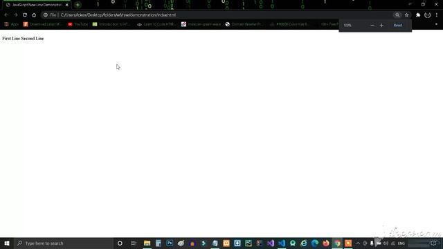 JavaScript / JS | New Line Character | Output in New Line | #LexusCreations | смотреть онлайн