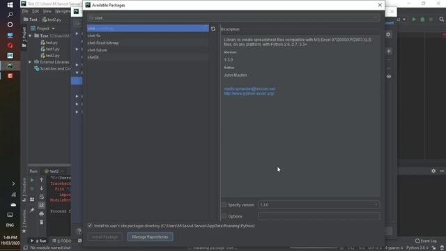 Import libraries in pycharm смотреть онлайн