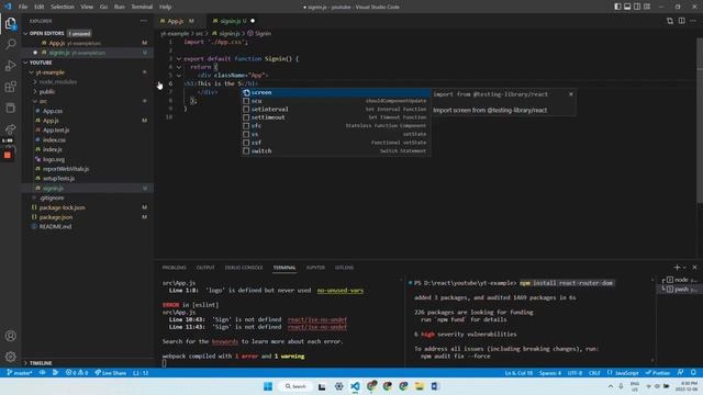 Creating a website with multiple pages - React смотреть онлайн
