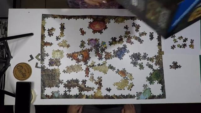 Ravensburger scape puzzle 759pcs Witch's kitchen time lapse смотреть онлайн