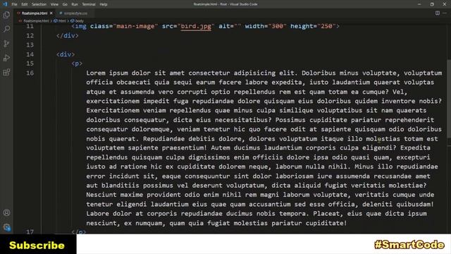 Part 1- CSS FLoat based layout | Float introduction and float an image | #SmartCode смотреть онлайн