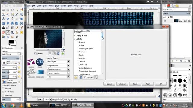 Hope Poster Effect Tutorial Using GIMP in 1 minute смотреть онлайн